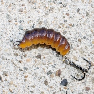 GĄŚIENICZKA - BRĄZOWO ŻÓŁTA - F - 3,2cm