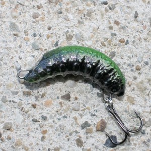 ROBAL - CZARNO ZIELONY - S - 3,5cm