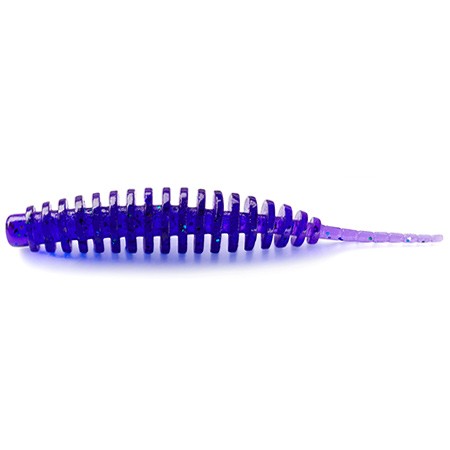 TANTA - DARK VIOLET PEACOCK & SILVER - 6,1cm