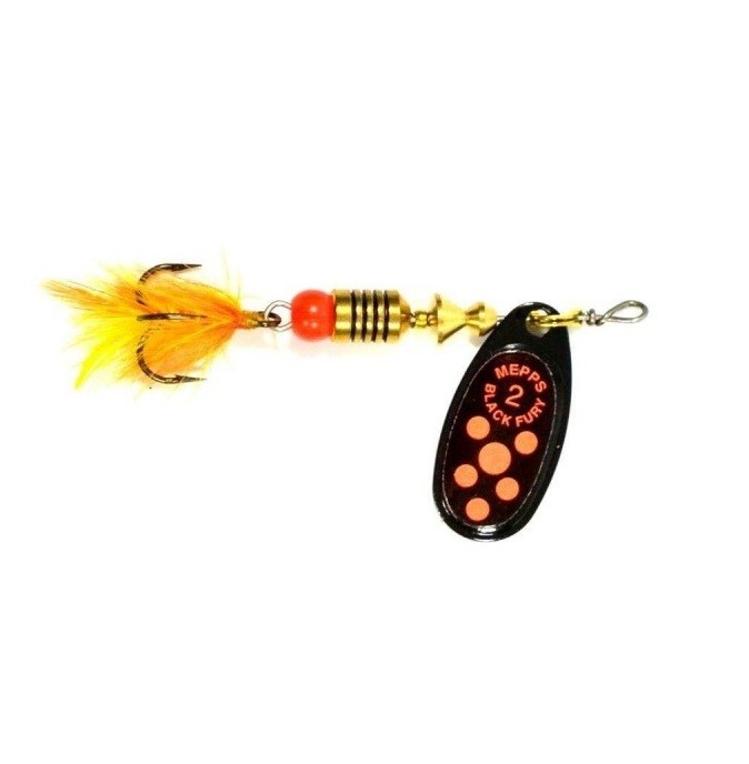 BLACK FURY MOUCHE - CZARNY/CZERWONE - #4 - 9g