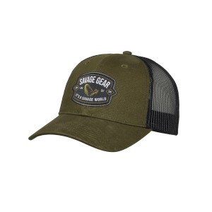 CZAPKA SG - BADGE TRUCKER CAP GREEN