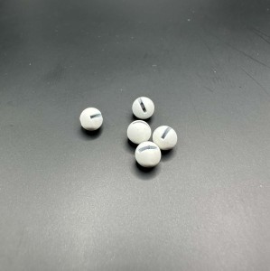 KORALIKI WOLFRAMOWE BIAŁE - 0,50g - 1szt