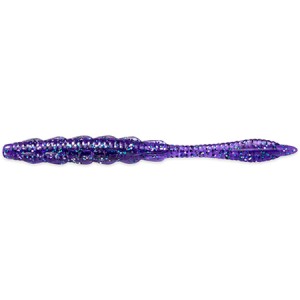 SCALY FAT - DARK VIOLET PEACOCK & SILVER - 8,2cm