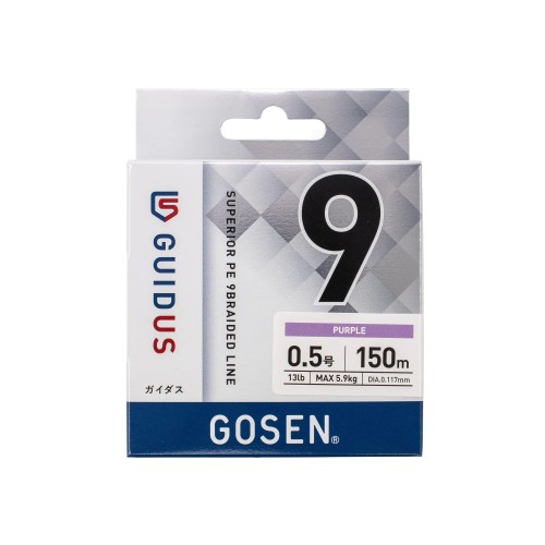 GOSEN GUIDUS 9X JAPOŃSKA PLECIONKA WĘDKARSKA - 1PE - 150m