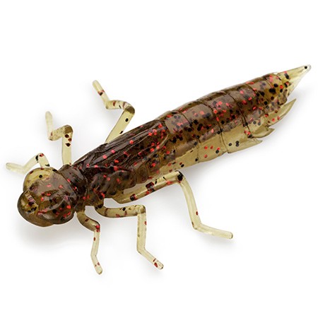 DRAGONFLY - GREEN PUMPKIN/RED & BLACK - 2cm