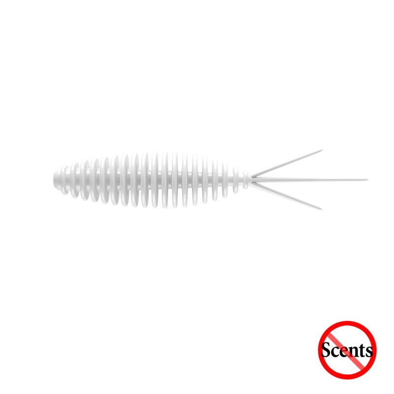TURBO WORM - WHITE - 3,5cm