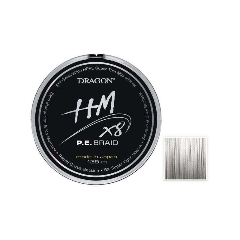 HM8X P.E. BRAID - 0,18mm - 135m