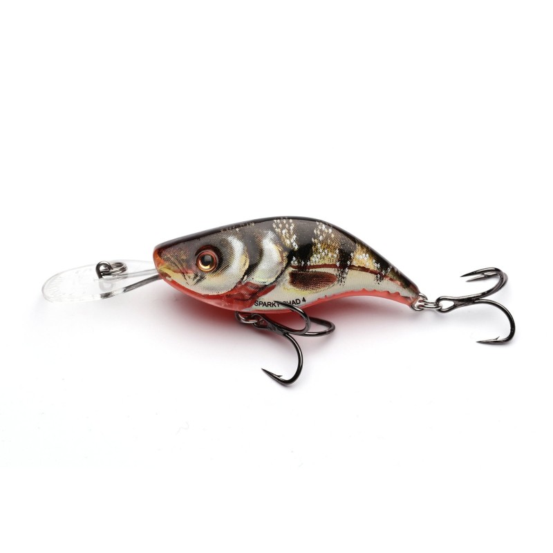 SPARKY SHAD - S -  YELLOW HOLOGRAPHIC PERCH - 4cm