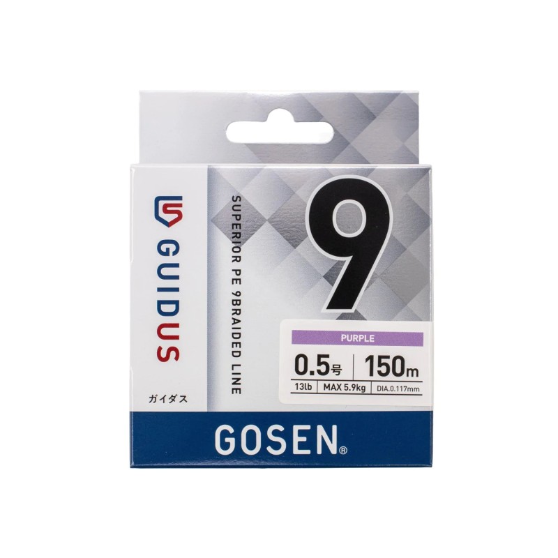 GOSEN GUIDUS 9X JAPOŃSKA PLECIONKA WĘDKARSKA - 1,5PE - 150m