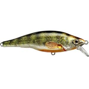 YELLOW PERCH - SHALLOW DIVE - METALLIC GLOSS - 7,3cm