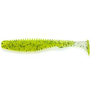 U-SHAD - CHARTREUSE BLACK - 8,9cm